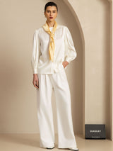 [Champagne] SilkSilky  Scarf 004