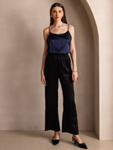 [Dark Blue] SilkSilky  Spaghetti Strap Camisole Top 005