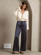 [Navy Chain] SilkSilky  Women's Pants 003