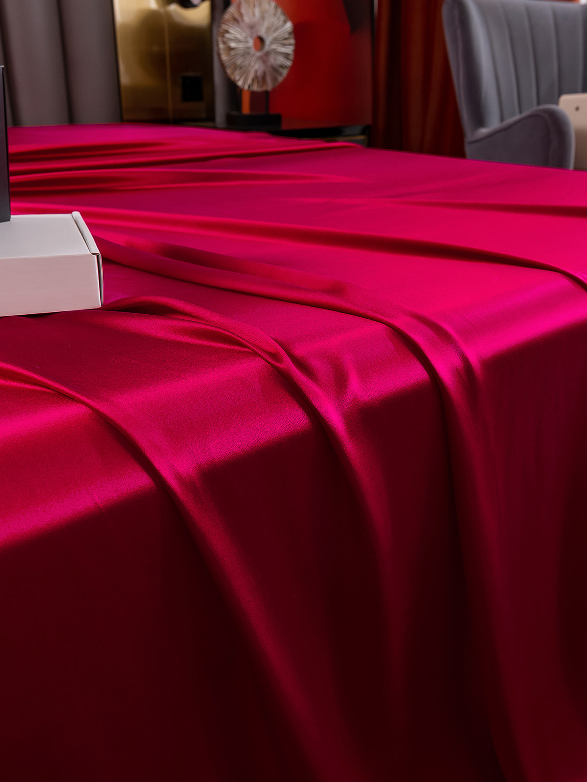 [Wine] SilkSilky  25Momme Pure Silk Bedding Set 005