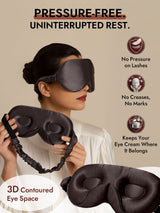 [Dark Gray] SilkSilky  Eye Mask 003