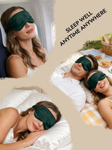 [Dark Green] SilkSilky  Eye Mask 007