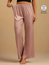 [Peach Skin] SilkSilky  19Momme Machine-Washable Silk Women's Sleep Pants 001
