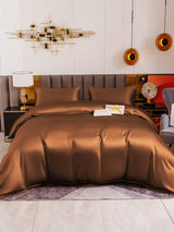 [Coffee] SilkSilky  19Momme Bedding Set 002