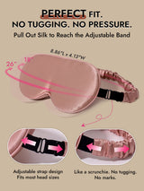 [Pale Mauve] SilkSilky  Eye Mask 004