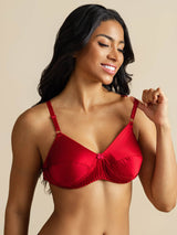 [Red] SilkSilky  Bra 008