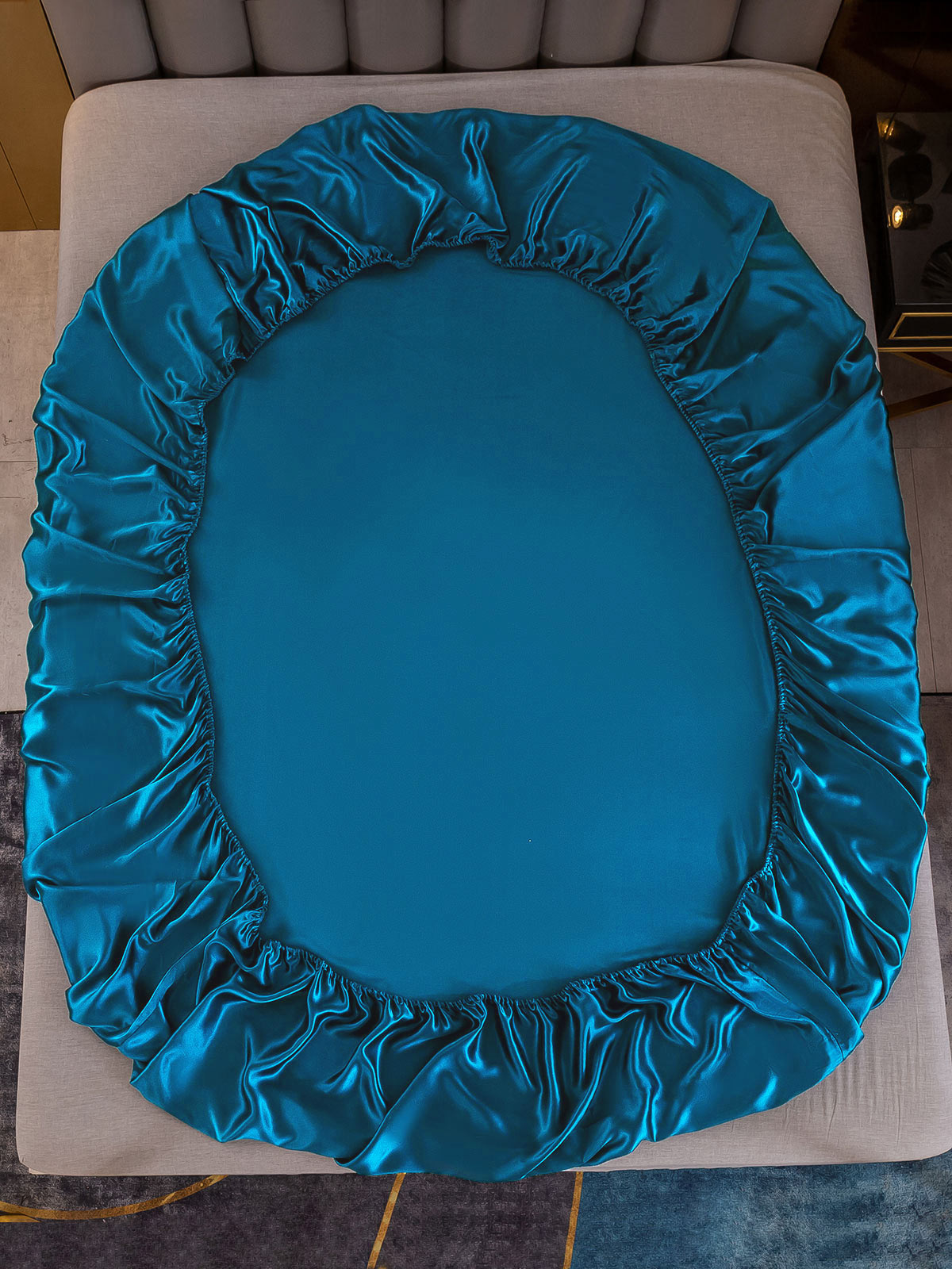 [Teal] SilkSilky  25Momme Pure Silk Bedding Set 003