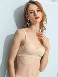 SilkSilky US Silk Knitted Bra Tan 001