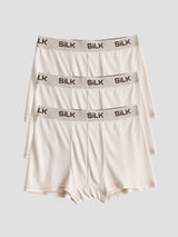 [Beige] SilkSilky  100% Silk Jersey Men's Underwear 002