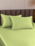 SilkSilky  19Momme Pure Silk Pillowcase MintGreen 001