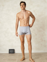 [Gray] SilkSilky  Silk Knitted Mens Underwear 004