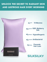 [Lavender] SilkSilky  Pillowcase 003