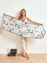 [P023] SilkSilky  Pure Silk Scarf 007