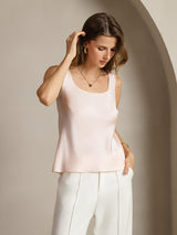 [Pink] SilkSilky  Sleeveless Camisole Top 002