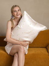 [Snowbud Lily] SilkSilky  Pillowcase 001