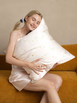 [Snowbud Lily] SilkSilky  Pillowcase 009