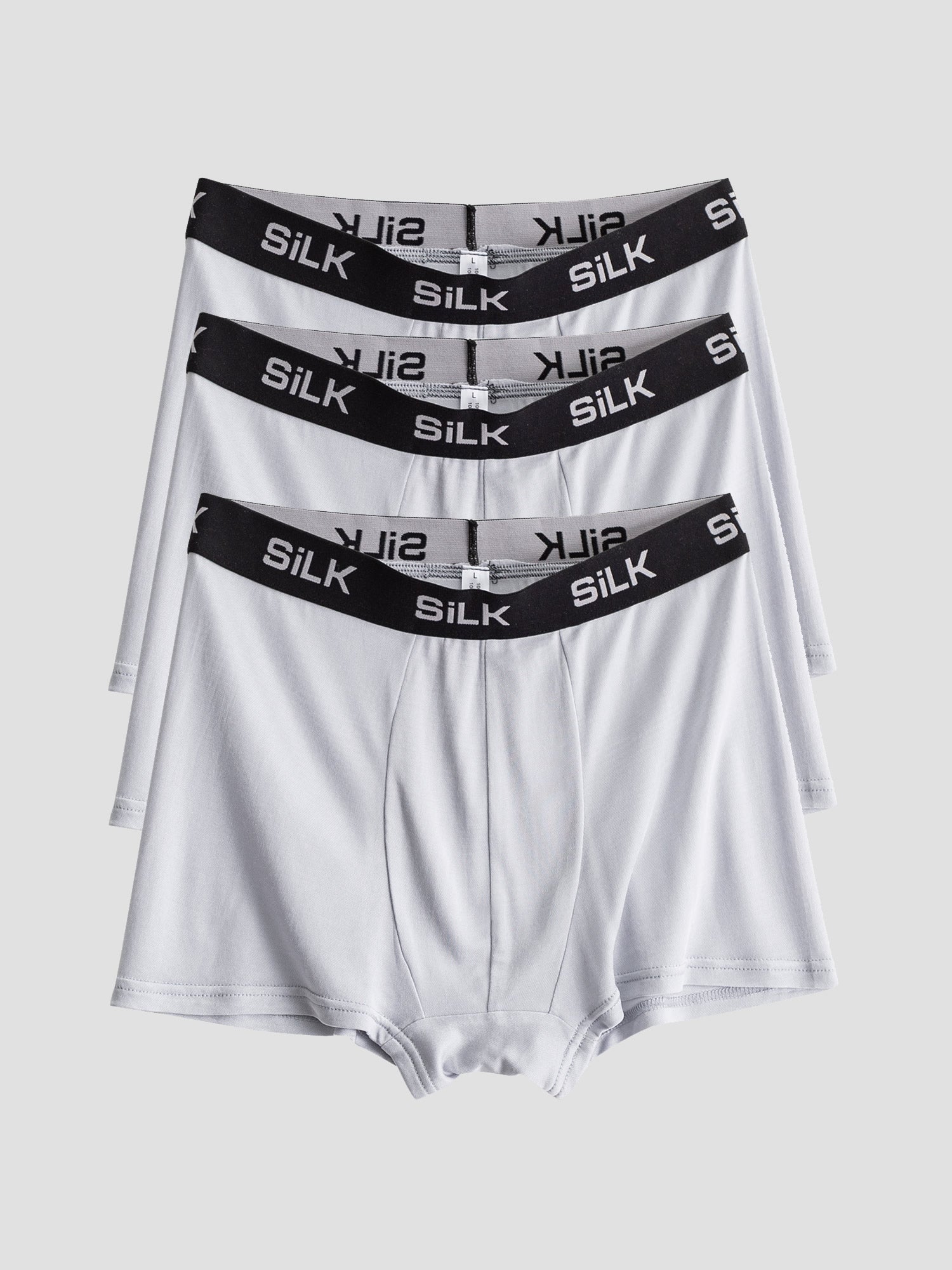 [Gray] SilkSilky  Pure Silk Mens Underwear 002