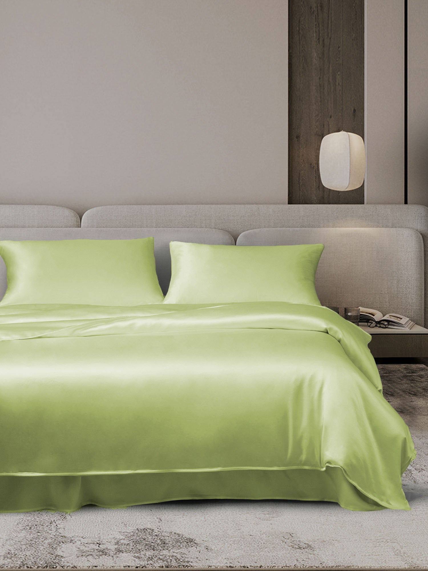 [Mint Green] SilkSilky  19Momme Bedding Set 001