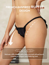 [Black] SilkSilky  Pure Silk Panty 007