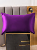 SilkSilky  19Momme Pure Silk Pillowcase Purple 001