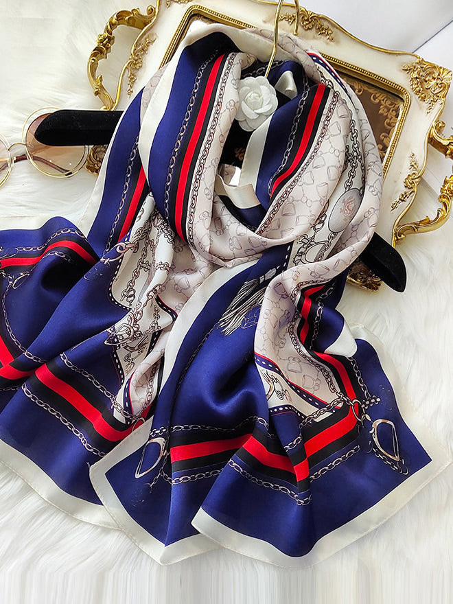 [P024] SilkSilky  Pure Silk Scarf 001,