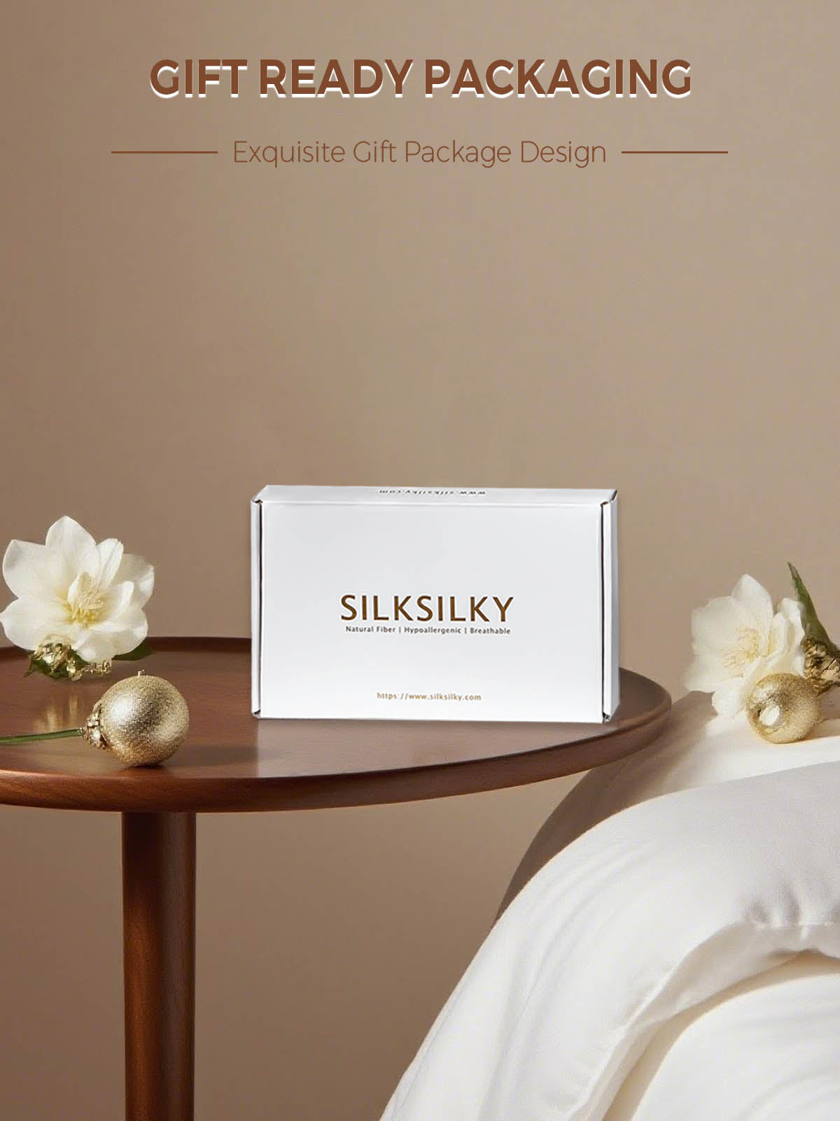 19Momme 100% Mulberry Silk Pillowcase - Envelope Closure