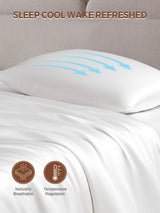 [White] SilkSilky  Pillowcase 005