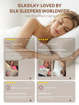 [White] SilkSilky  Pillowcase 007