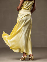 [Light Yellow] SilkSilky  Skirt 002