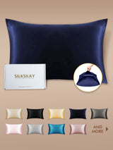 [Dark Blue] SilkSilky  Pillowcase 001