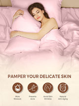 [Pink] SilkSilky  Pillowcase 004
