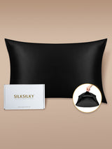 [Black] SilkSilky  Pillowcase 002
