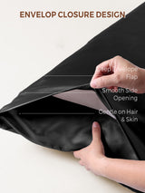 [Black] SilkSilky  Pillowcase 008