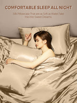 [Beige] SilkSilky  Pillowcase 006