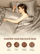 [Khaki] SilkSilky  Pillowcase 004