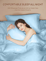 [Light Blue] SilkSilky  Pillowcase 006