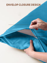 [Teal] SilkSilky  Pillowcase 008