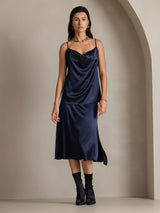 [Dark Blue] SilkSilky  Skirt 004