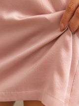 [Peach Skin] SilkSilky  19Momme Machine-Washable Silk Sleeveless Scoop Neck Nightgown 006
