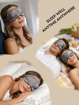 [Dark Gray] SilkSilky  Eye Mask 007