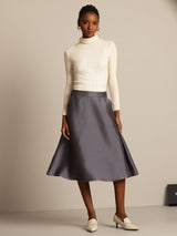 [Gray] SilkSilky  Skirt 007