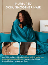 [Teal] SilkSilky  25Momme Duvet Covers 004