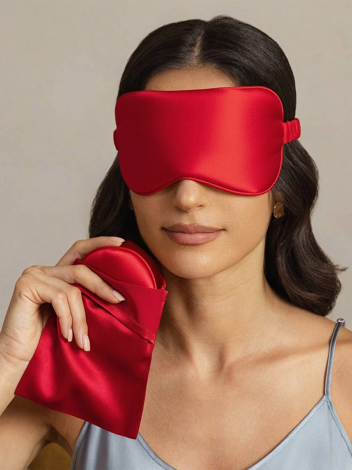 [Wine] SilkSilky Pure Silk Eye Mask 004