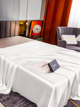 [White] SilkSilky  22Momme Sheet 003