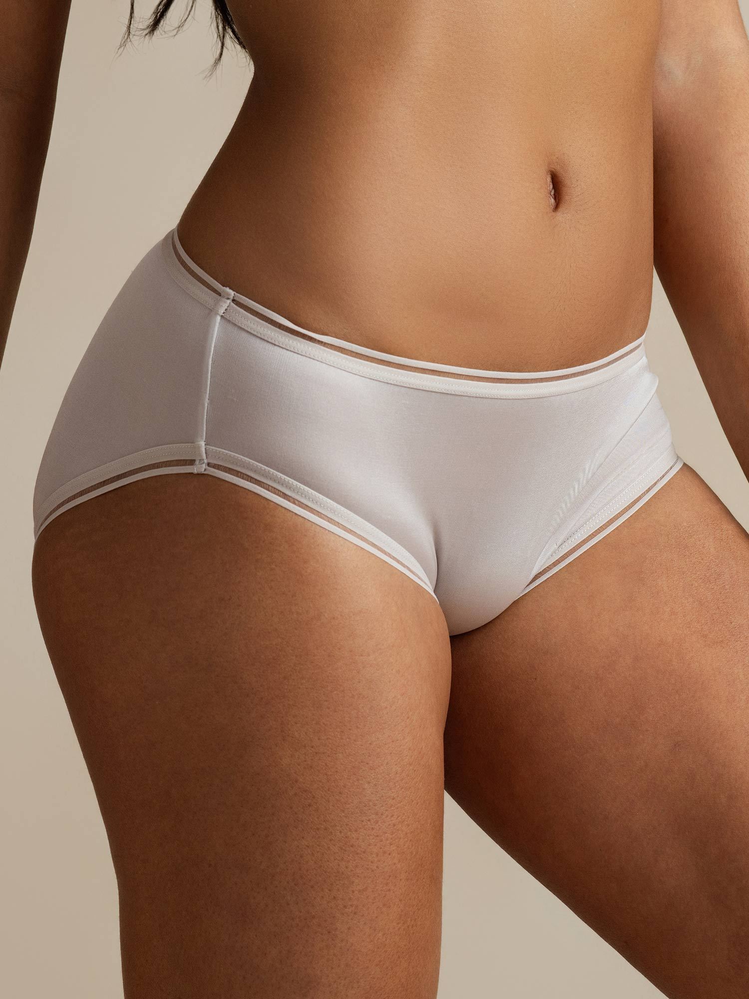 [Gray] SilkSilky  Pure Silk Panty 001,