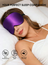 [Purple] SilkSilky  Eye Mask 005