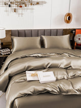 [Khaki] SilkSilky  19Momme Bedding Set 005
