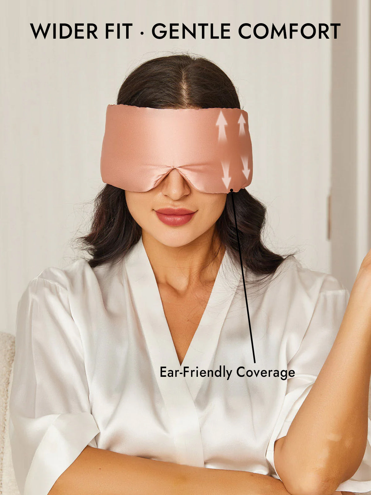 [Pink] SilkSilky  19Momme Pure Silk Eye Mask 005