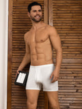 SilkSilky US Silk Knitted Mens Underwear White 004