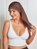 SilkSilky US Pure Silk Sleep Cap Coffee 005